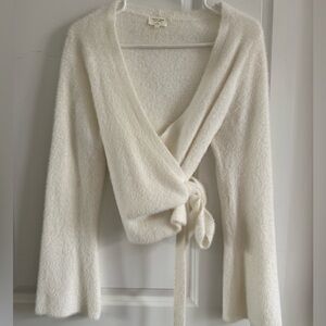 Gentle Fawn Cream Fuzzy Knit Sweater